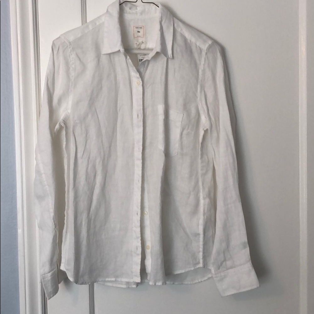 White button down